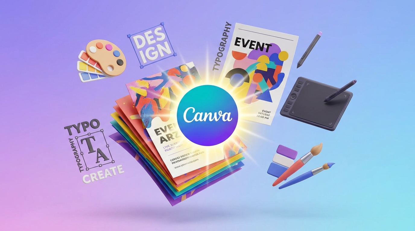 Canva flyer : créer un prospectus gratuit et pro en 2026