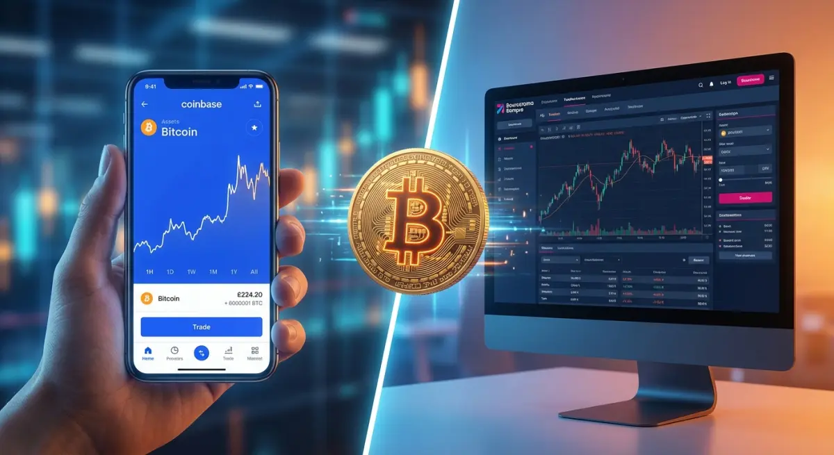 Coinbase et Boursorama - Investir en Crypto Facilement