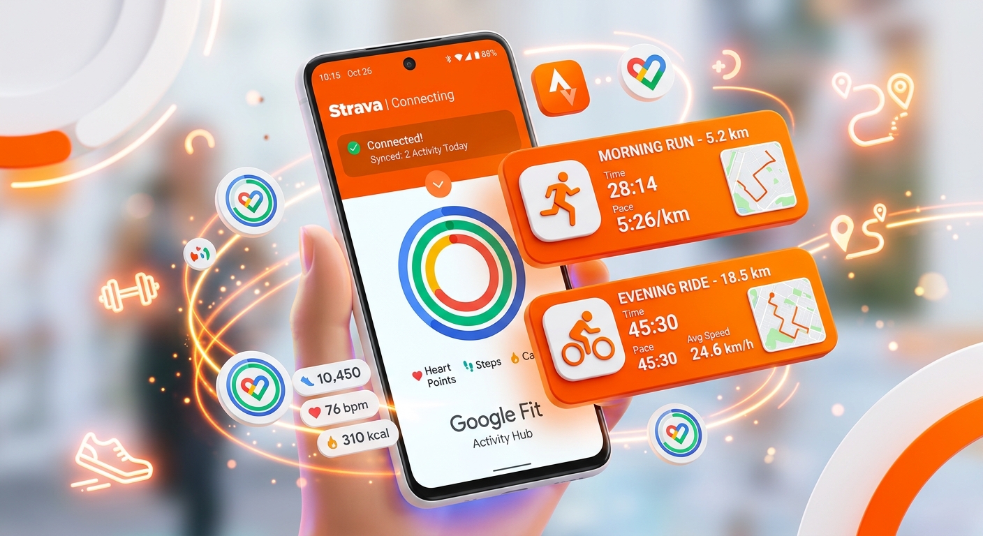 Google Fit et Strava : comment connecter les deux en 2026