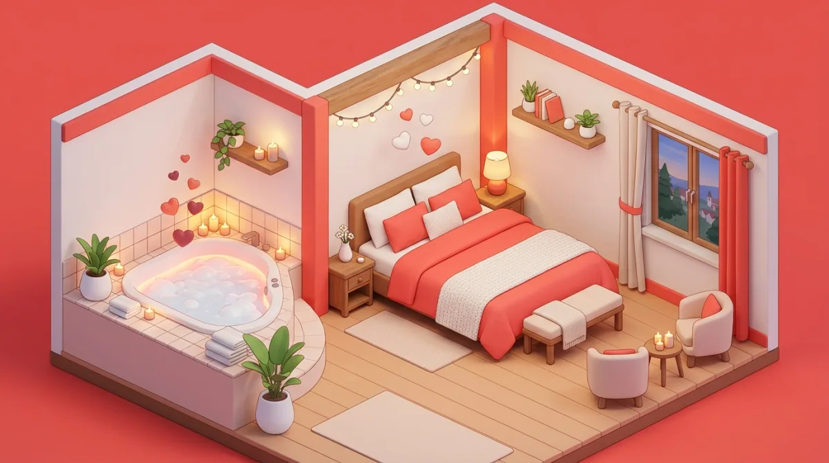 Love room Airbnb : trouver le logement romantique idéal