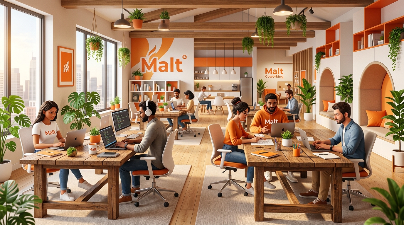 Malt coworking : tout savoir sur l'espace freelance de Malt
