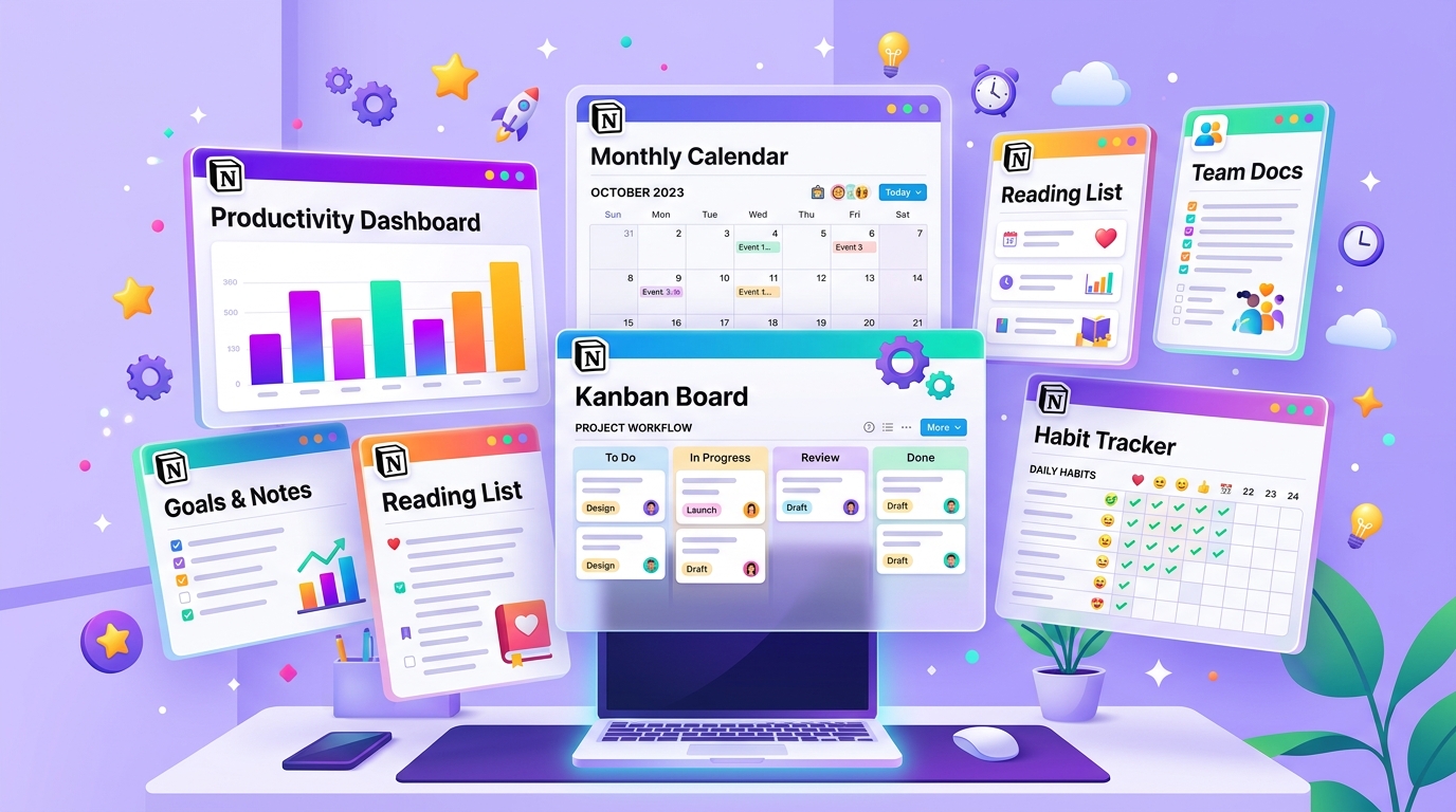 Les meilleurs templates Notion gratuits en 2026