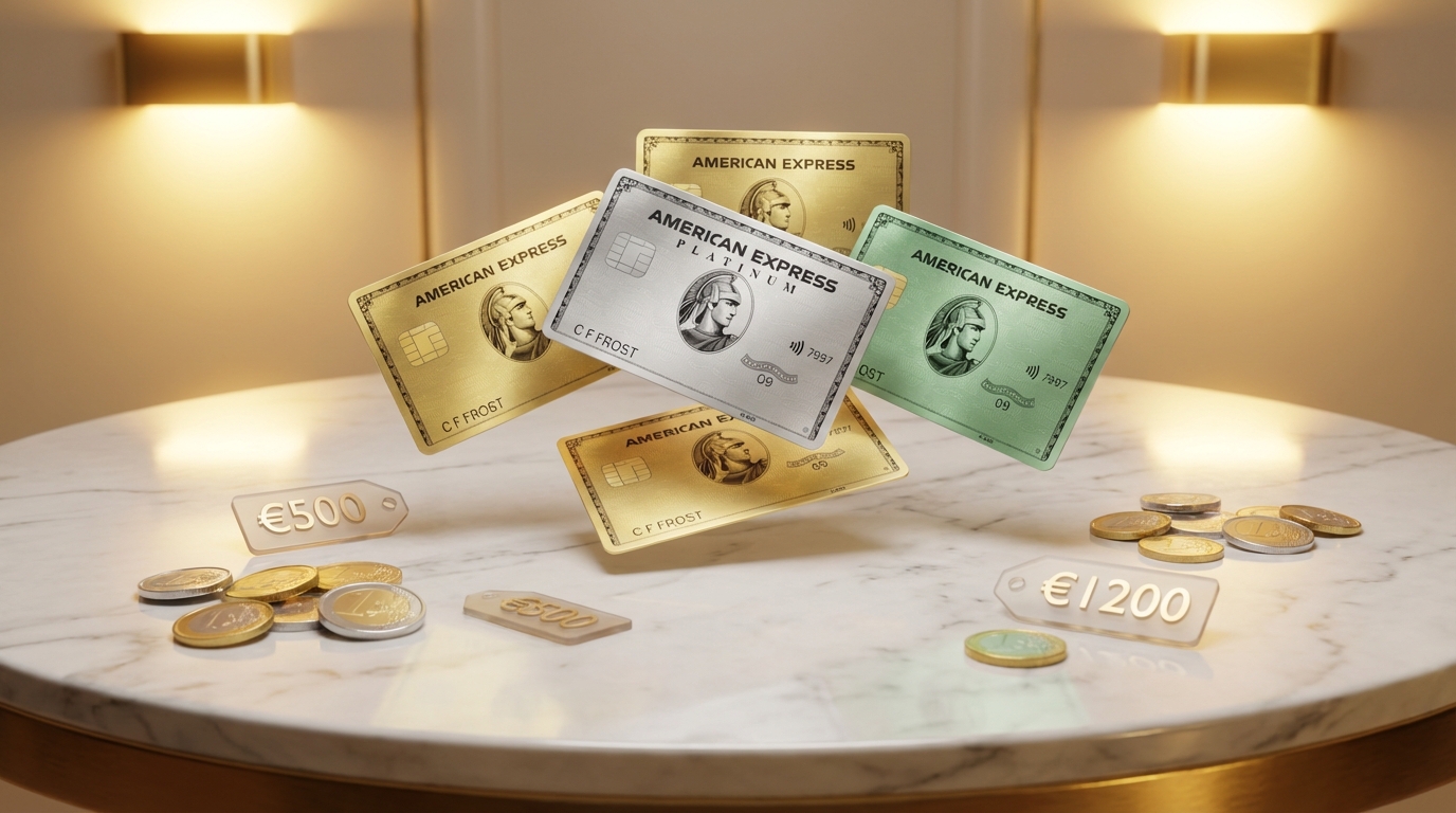 Prix Amex - Tarifs de Toutes les Cartes en 2026