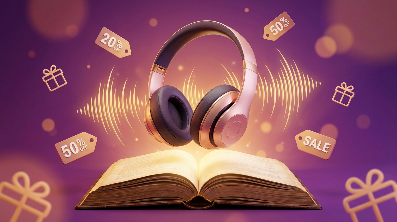 Promo Audible 2026 : 1 mois gratuit + codes et bons plans