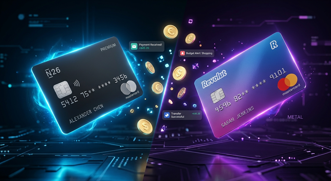 Revolut ou N26 : quelle néobanque choisir en 2026 ?