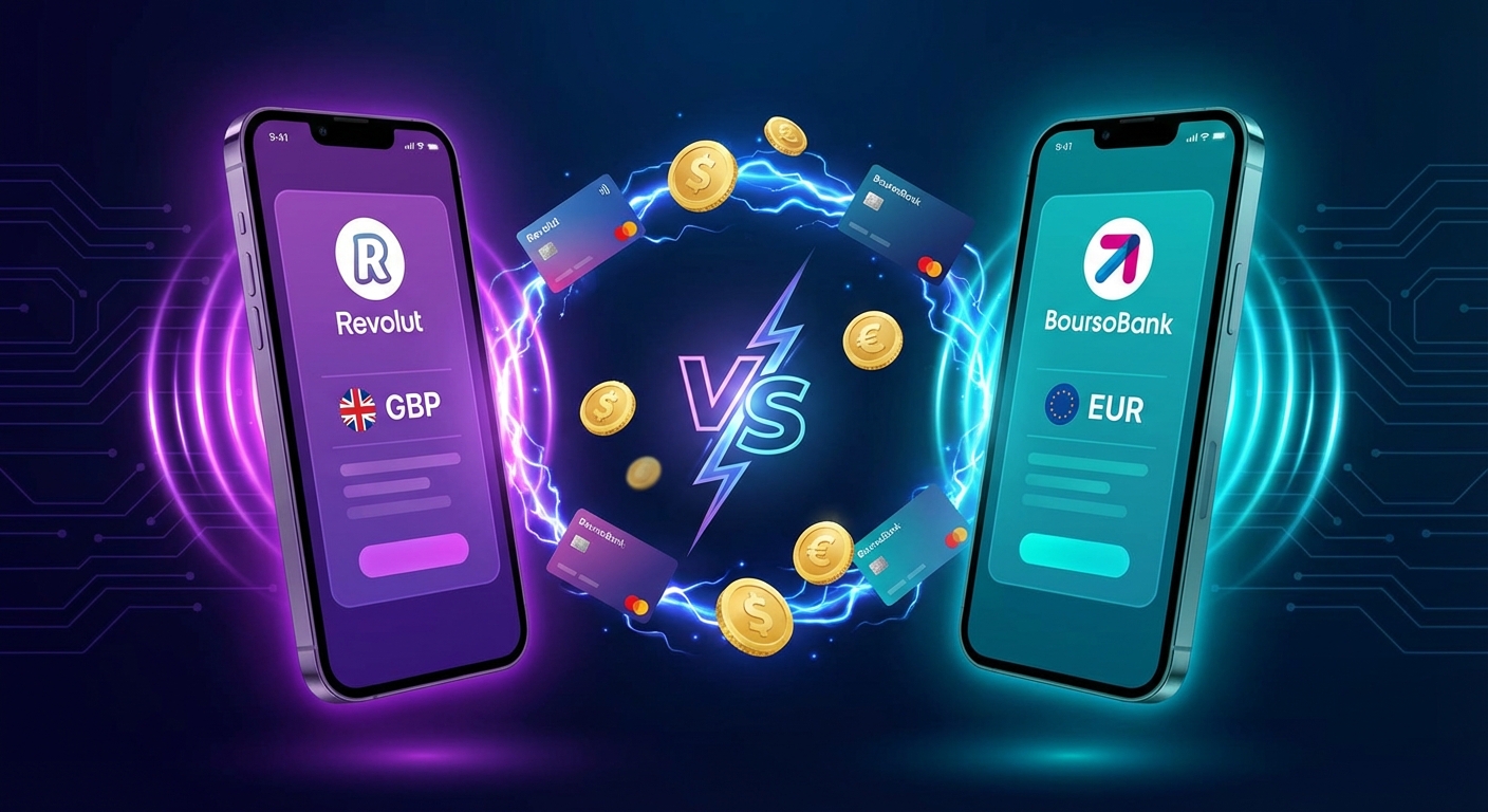 Revolut vs Boursorama : le comparatif honnête en 2026