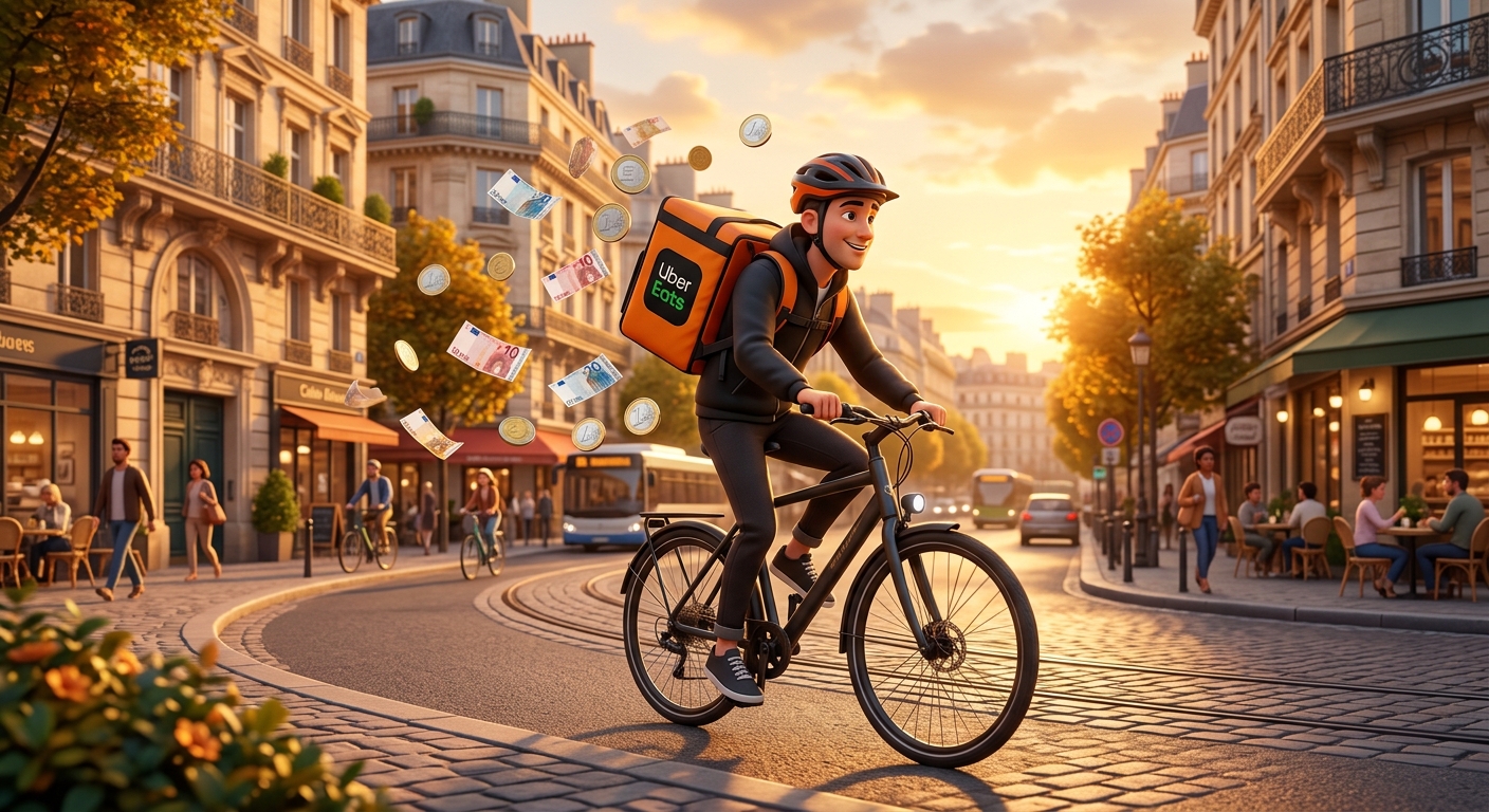Salaire livreur Uber Eats en 2026 : ce que tu gagnes vraiment