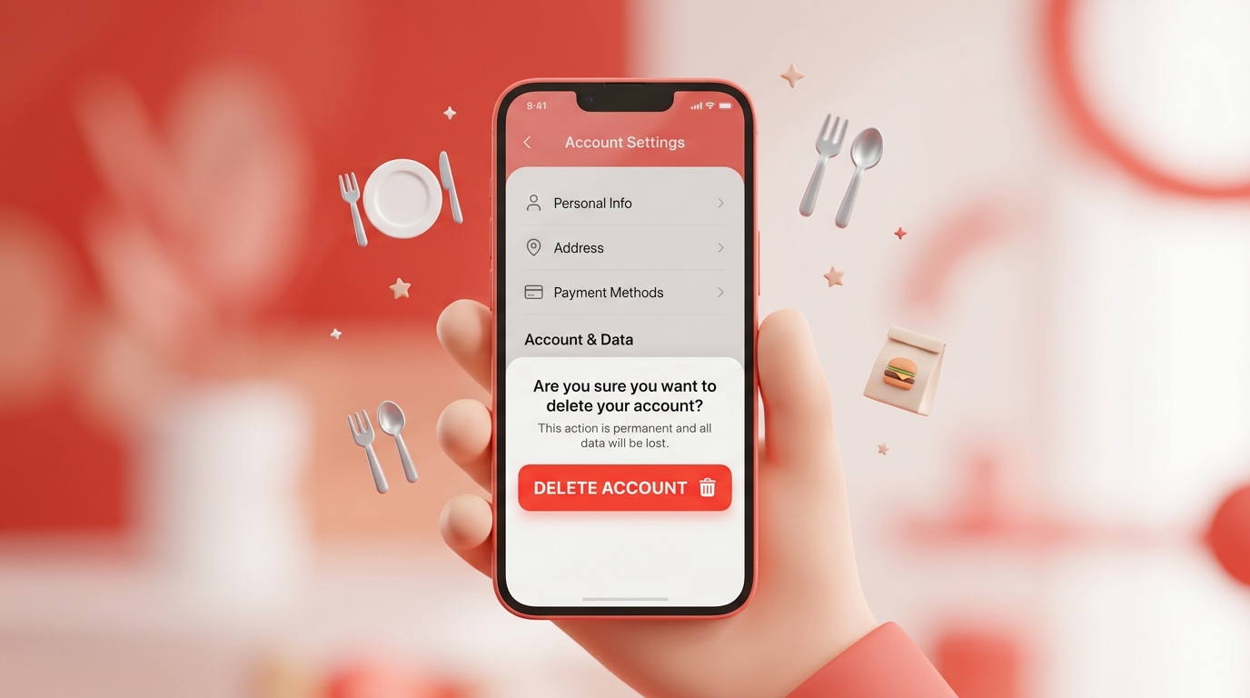 Supprimer son compte Uber Eats : le guide complet 2026