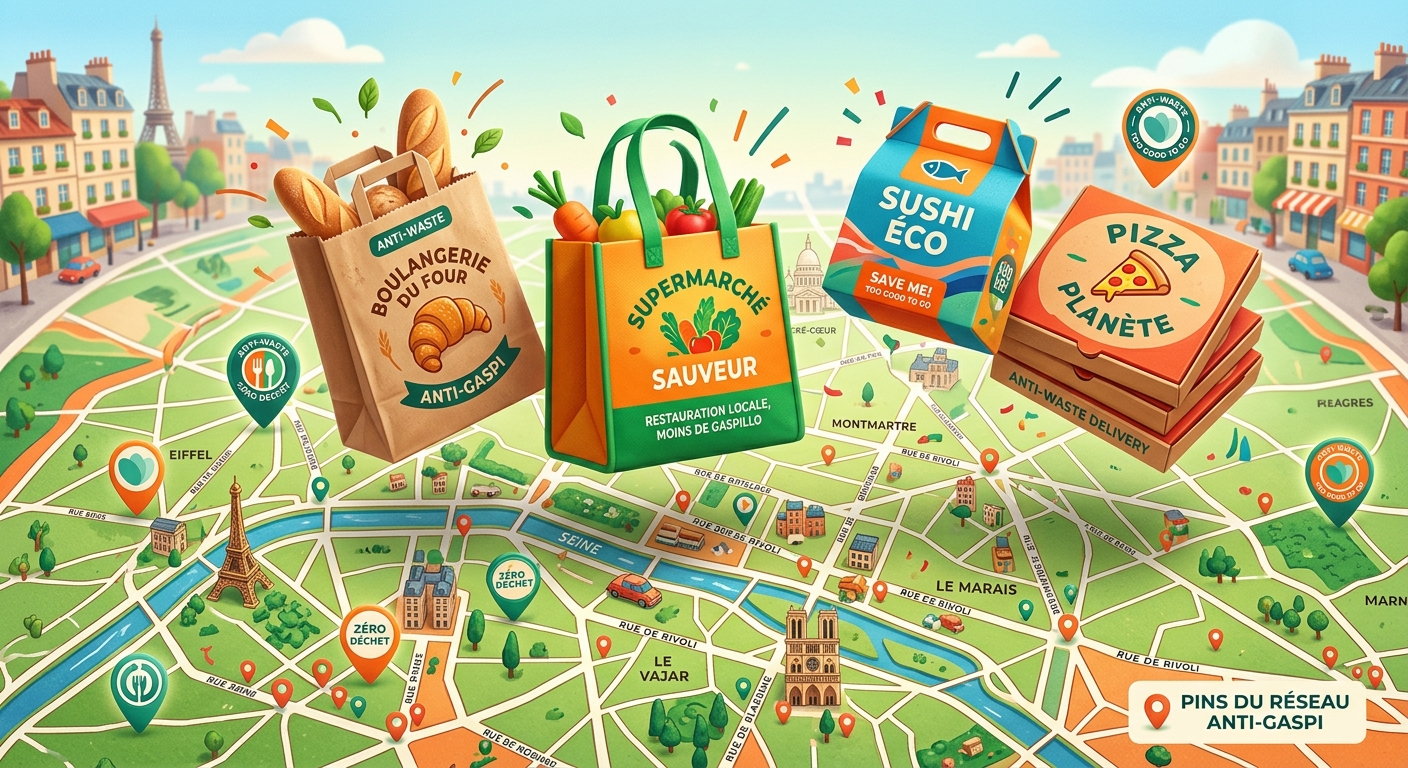 Too Good To Go liste commerçants : toutes les enseignes en 2026