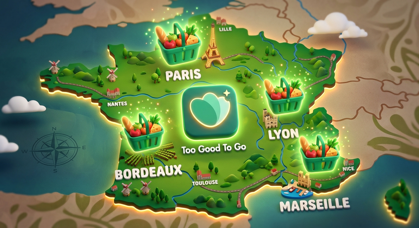Too Good To Go : dans quelles villes l'appli cartonne ?