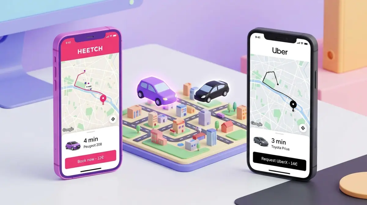 Uber vs Heetch : quel VTC choisir en 2026 ?