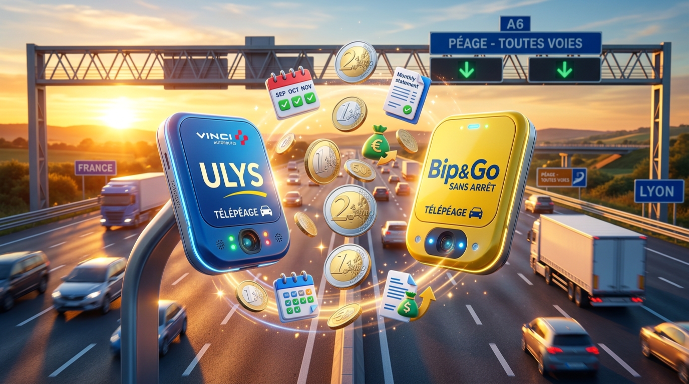 Ulys ou Bip and Go : quel badge télépéage choisir en 2026 ?