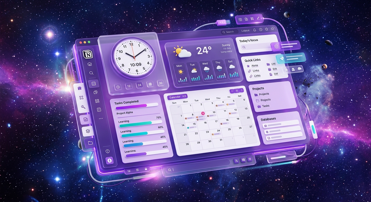 Widgets Notion : le guide complet pour 2026